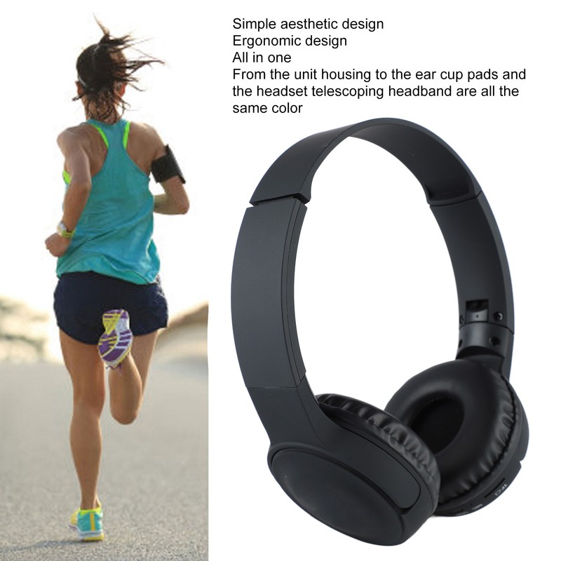 Wireless Bluetooth Headset HiFi Stereo Deep Bass Bluetooth Over Ear