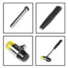 AOTISBAO Rubber Mallet Non-Marking Rubber Mallet Hammer Steel Pipe Mallet