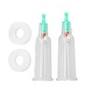 2pcs Finger Cupping Therapy Cups with Silicone Flat Elbow Rings