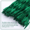 100 PCS Chenille Stem, Bump Chenille Stems, Green Pipe Cleaners