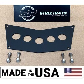 StreetRays [SR] Dash Switch Panel Plate 5 Round Hole 08-14 Polaris RZR 800 800S 900XP 570