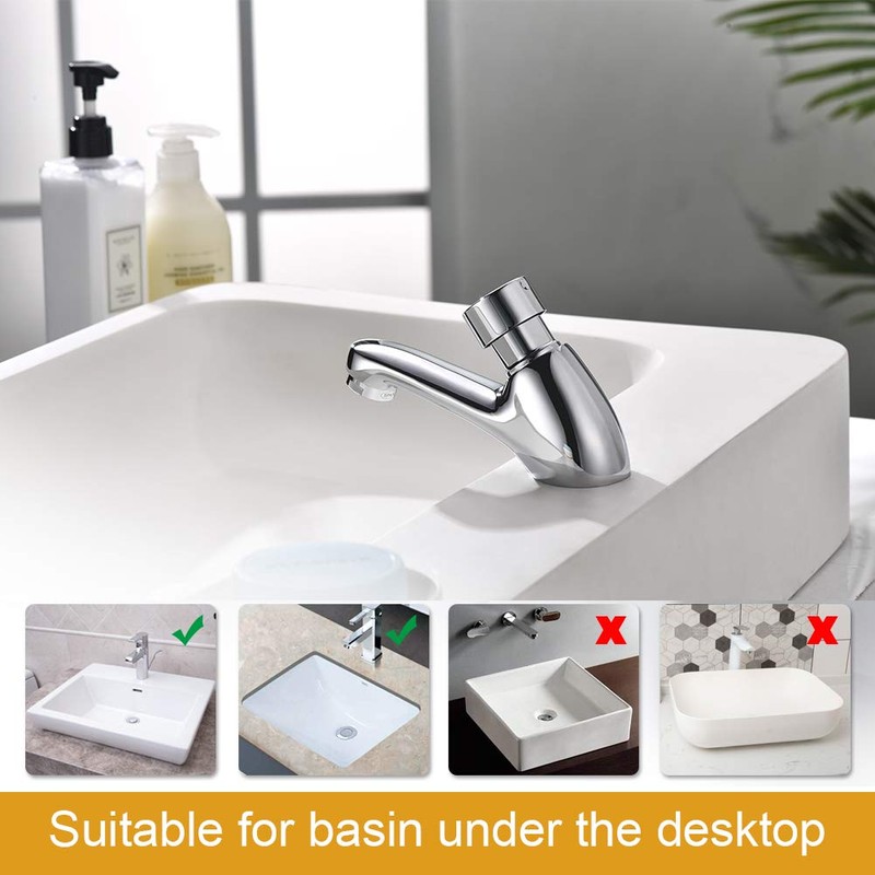 Ibergrif - Timing Basin Mixer, Bathroom tap, Chrome
