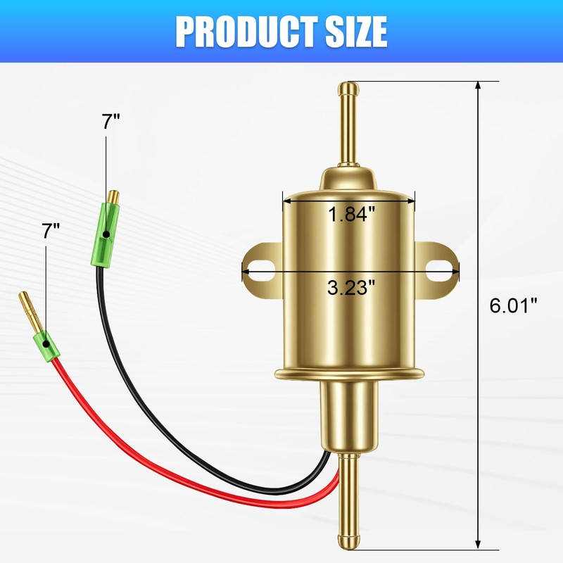 Podoy E11005 Fuel Pump Compatible with Polaris Ranger 400/500 1999-2012