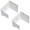 cuteLEC Center Support Bracket 2 Pack White Color for 2"