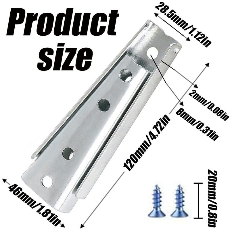 4Pcs Sectional Sofa Connector, Sofa Buckle, Sofa Latch, Diagonal Bolts,