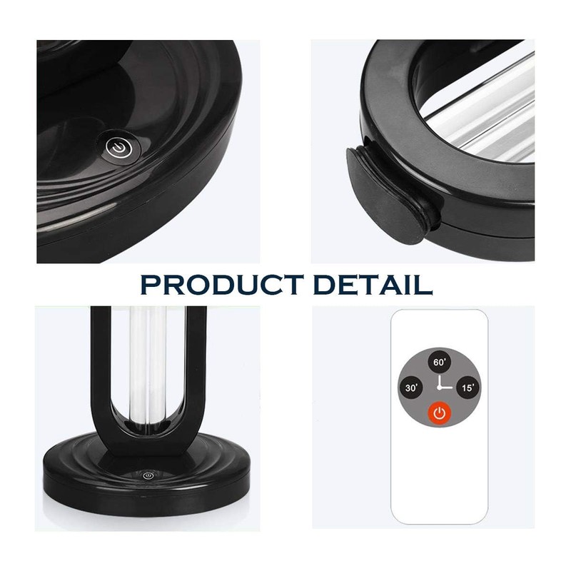 UV Light disinfection Lamp with Ozone for Odor Room Air