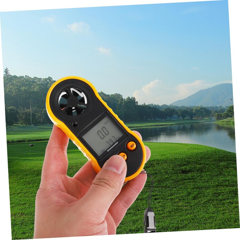 Levemolo 1 PC Handheld Digital Anemometer Compact Wind with Air