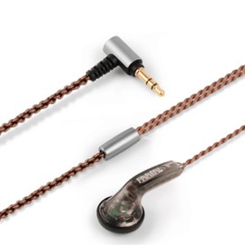 Fezzlo Wired music Headphones,HD Bass Driven Audio,HiFi Lightweight Wired in Ear Earbud Headphones,Noise Isolating Ear Buds,3.5mm Tangle-Free Wired Earbuds(without mic Grey)