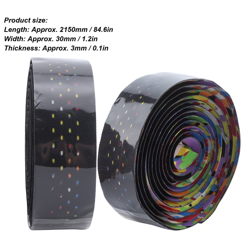 Bike Handlebar Tape NonSlip Cycling Bar Wrap PU Leather Highway