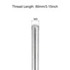 sourcing map Fully Threaded Rod M5 x 80mm 0.8mm Thread