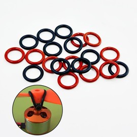 20PCS RC Airplane O Ring Brushless Motor Propeller Protector O Ring Fixed Propeller Protection for RC Plane Helicopter DIY Model Aircraft Parts (Mix Color)