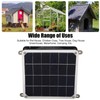 Solar Panel Powered Fan Kit 20W Monocrystalline Solar Panel Exhaust