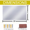 SHACO 24 x 30 Inch Stainless Steel Backsplash for Stove,