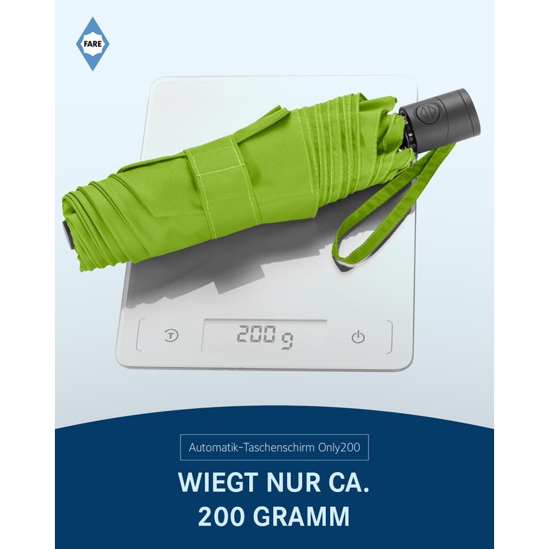 FARE FiligRain Only200 Automatic Pocket Umbrella - Super Light at