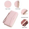 BVEOGMRO Wallet for Women Double Zip Around Clutch Wallets Vegan