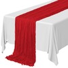 13Ft Cheesecloth Table Runner, 35x157 Inch Boho Gauze Cheese Cloth