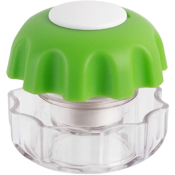 EZY DOSE Crush Pill, Vitamins, Tablets Crusher and Grinder, Storage Compartment, Assorted Colors, Green and Clear, Small