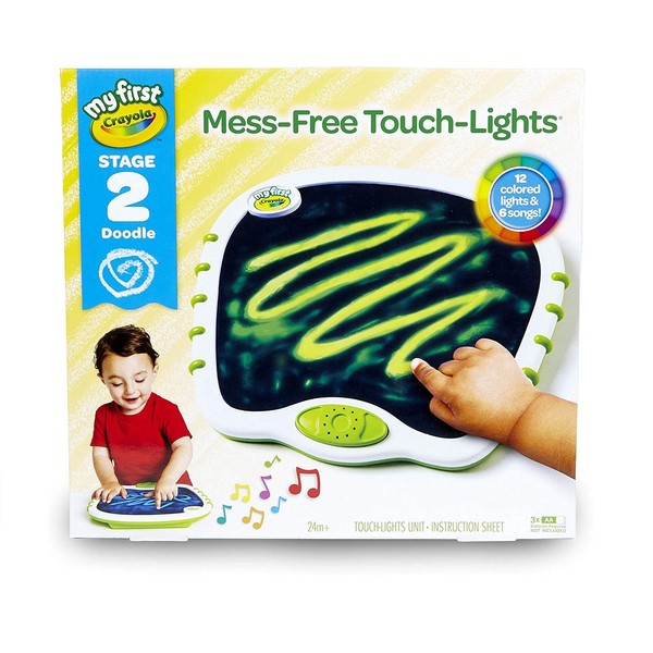 My First Crayola Touch Lights, Musical Doodle Board, Toddler Toy, Gift
