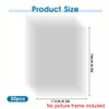 Lyaciomn 50PCS Acetate Sheets Clear Acetate Sheets Plastic Heat, 4.3x6.3inchBlank