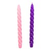Velas En Espiral Adviento 5 Pzs De 20 cm.