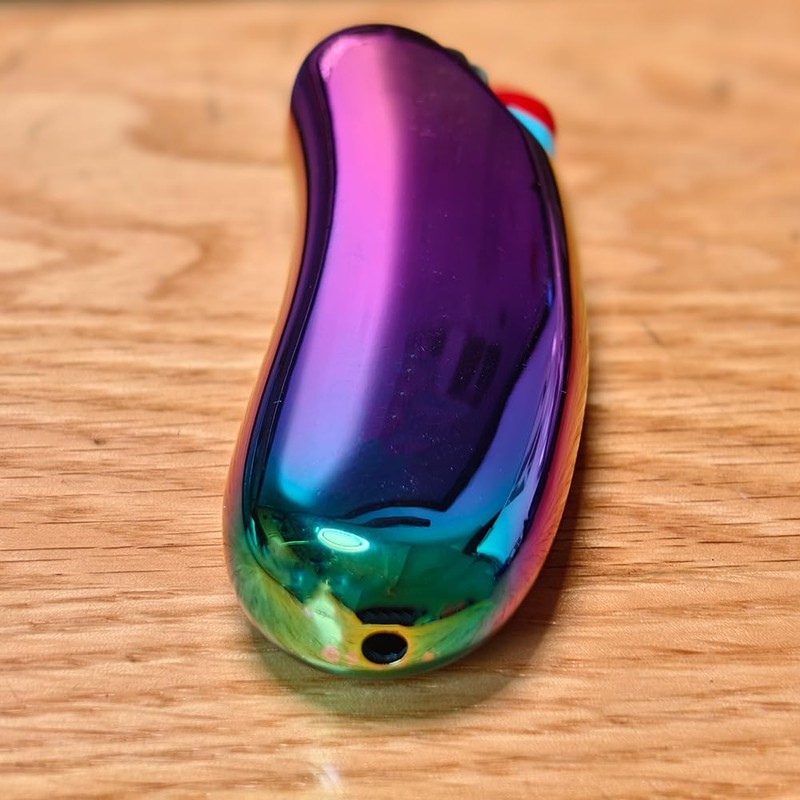 Metal Curve Lighter Case for BIC Full Size Lighter J6,