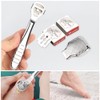 Samcos Exfoliating Sharpener, Cleaning Blade 1 Set, Stainless Steel Cutter,
