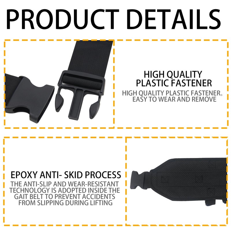KkaFFe Gait Belt with Handles, Transfer Belt for Elderly, Patient