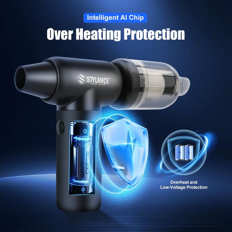 STYLANCE Compressed Air Duster,110000RPM Electric Air Duster, Mini Blower Jet
