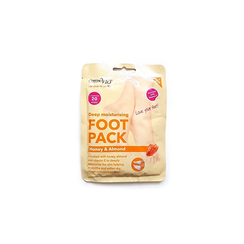 Derma V10 Moisturising Foot Pack Honey