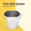 AASPIRE PETS 2 Quart Stainless Steel Flat Side Bucket |