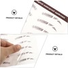 LALAFINA Rtificial Eyebrow Set 6pcs Lasting Eyebrow Transfer Stickers Easy