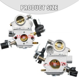 SYOWADA 1140 120 0600 Carburetor Carb Tune Up Kit, Replacement for Stihl MS311 MS311C MS391 MS391C MS362 MS362C Chainsaw, with Air Fuel Filter, Replace WTE-8