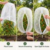 Garden Insect Mesh Cover for Plant Protection – Zipper Drawstring