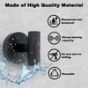 BIRDDIE Suction Cup Shower Towel Hooks, Wall Mount Robe Holder,
