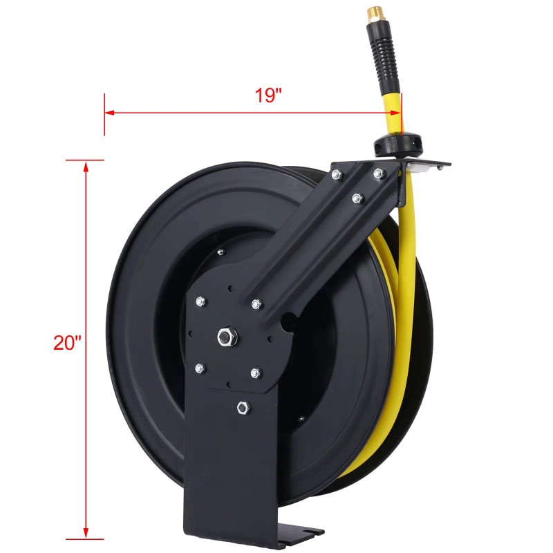 Auto Rewind 1/2 Inch X 50 Ft Retractable Heavy Duty