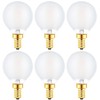 Sunaiony G16.5 Light Bulb 40 Watt Equivalent E12 Candelabra Base