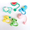 2Pcs Yellow Lemon Silicone Straw Covers and Caps Compatible with