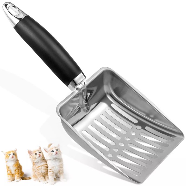 Apidgrowth Cat Litter Scoop - Metal Medium Cat Litter Scoop-Sturdy