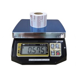 Easy Weigh SI Series Digital Portion Control Scale Dual Display, Lb/Oz/Kg/g Switchable, Low Profile Design Legal for Trade Class III CO# 24-023 (Portion Control, 60 lbs)