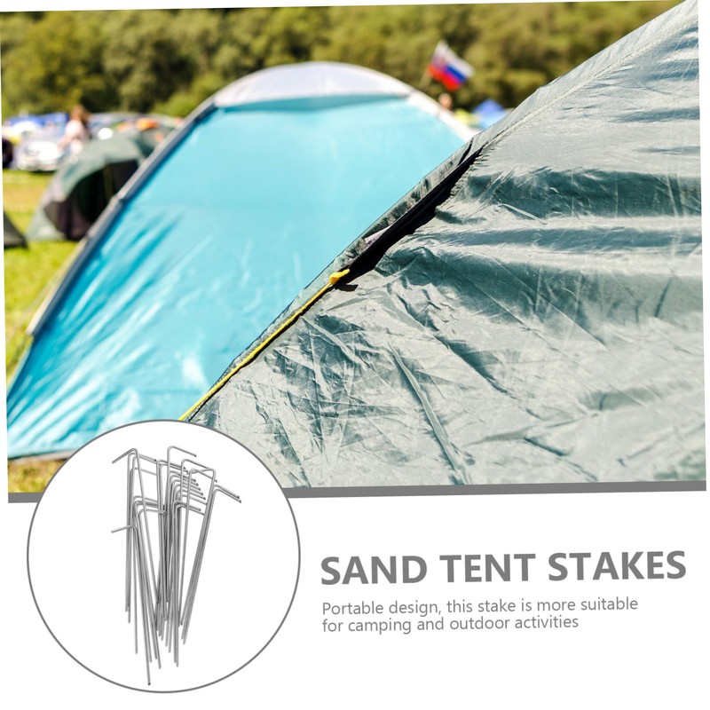 CIYODO Durable Camping Tent Stakes 30pcs Outdoor Stakes Large Ground