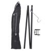 Alomejor Folding Camping Lamp Pole Aluminium Alloy Camping Lantern Stand