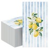AnyDesign 50Pcs Lemon Paper Guest Napkins Yellow Citrus Fruit Disposable