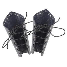 BESPORTBLE 1 Pair Arm Guards Leather Arm Protectors for Hunting Comfortable Portable Arm Sleeve Wide Applicati