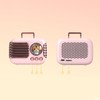 Cute Retro Bluetooth Speaker Mini Luggage Mini Speaker Creative Vintage