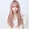 All Grade Pure Straight Heat Resistant Grey Lavender