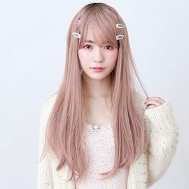 All Grade Pure Straight Heat Resistant Grey Lavender