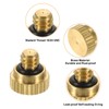 sourcing map Brass Misting Nozzle Plug, 10/24 UNC Screw Thread