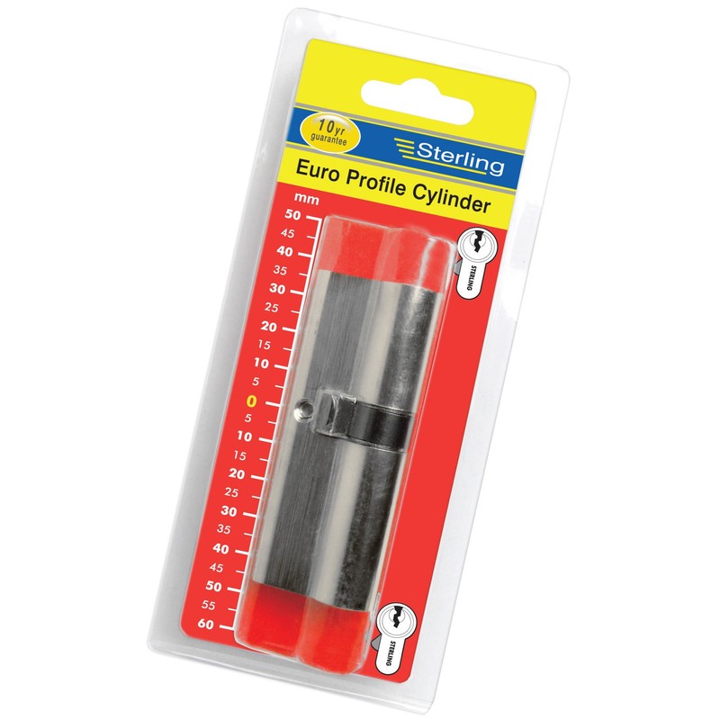 Sterling EPN3131V 5 Pin Euro Cylinder, Nickel, 31x31mm