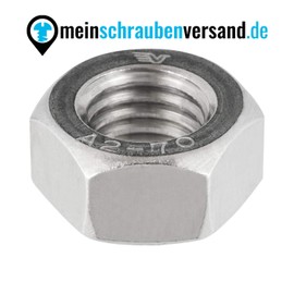 Hexagon nuts M3-M12 (standard design) DIN 934 ISO 4032 stainless steel nuts, screw nuts, A2 V2A rust-proof