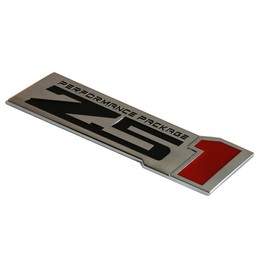 1x Z51 Performance Packace Emblem Engine Hood 3D Badge Decal Fit for Z51 (Chrome Red)